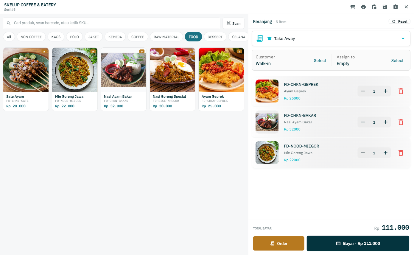 POS Restoran (F&B)